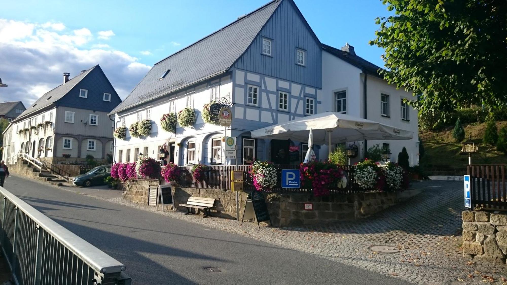 Hotel Gasthof zur Hoffnung Hinterhermsdorf Exterior foto