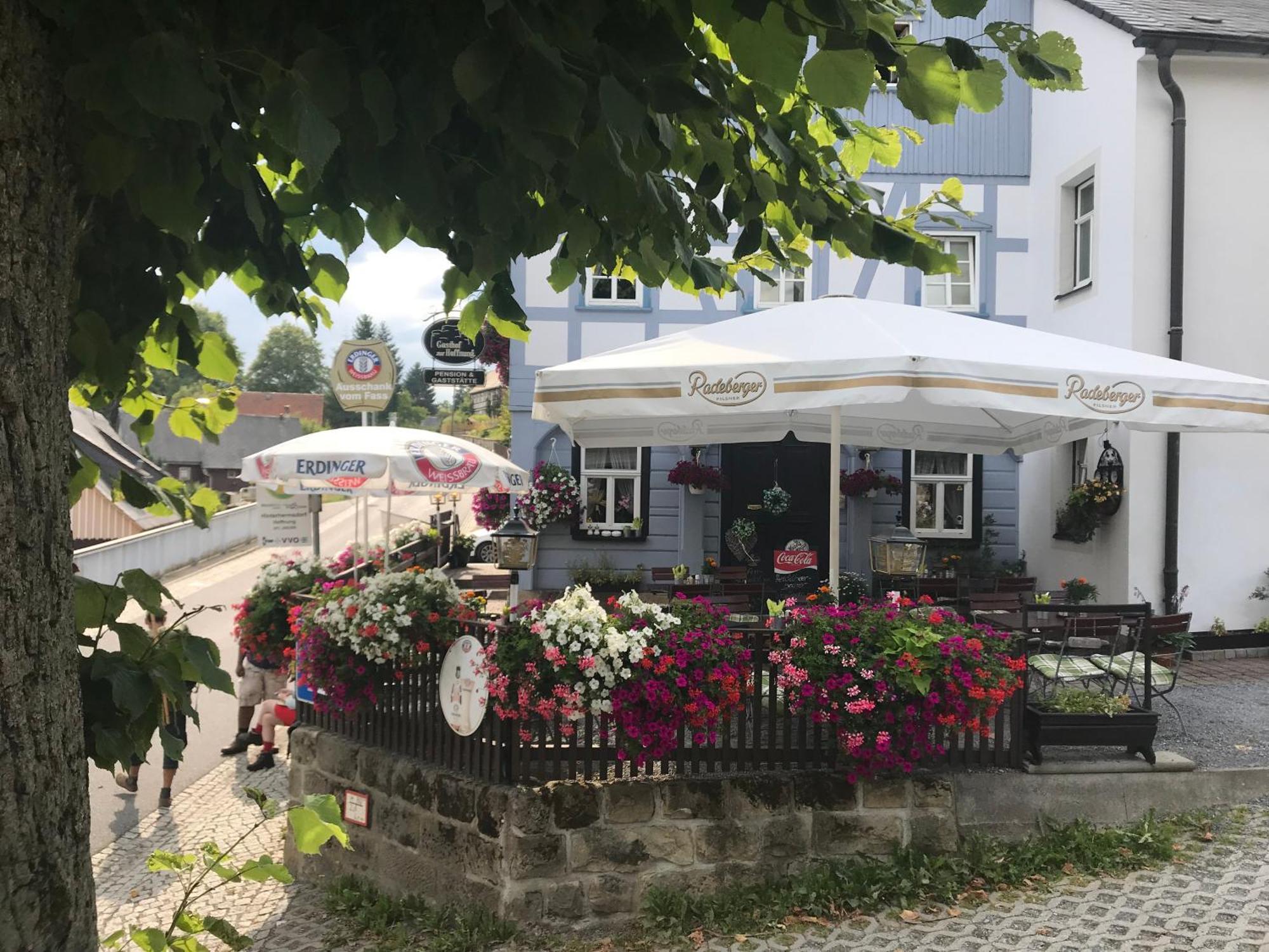 Hotel Gasthof zur Hoffnung Hinterhermsdorf Exterior foto