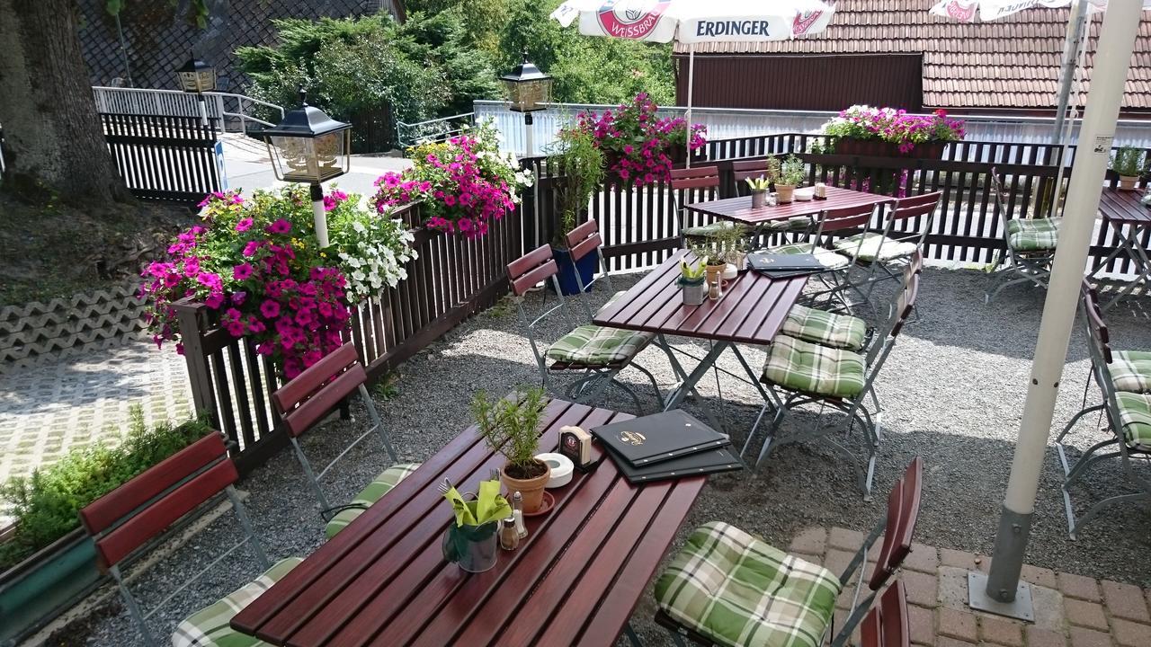 Hotel Gasthof zur Hoffnung Hinterhermsdorf Exterior foto