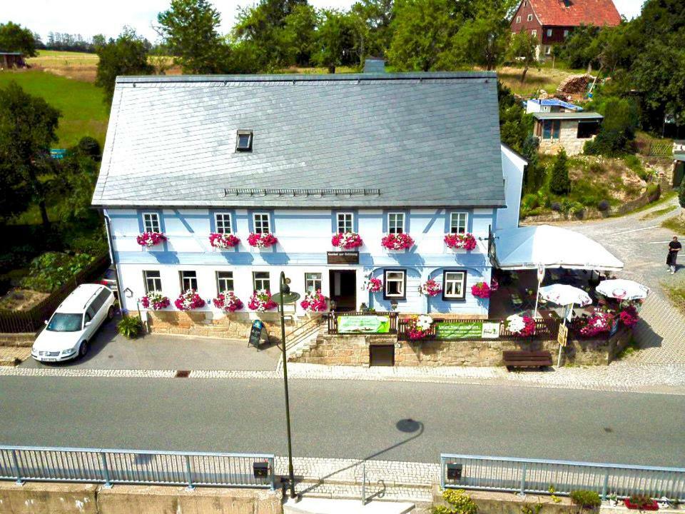 Hotel Gasthof zur Hoffnung Hinterhermsdorf Exterior foto