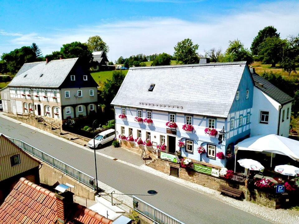 Hotel Gasthof zur Hoffnung Hinterhermsdorf Exterior foto