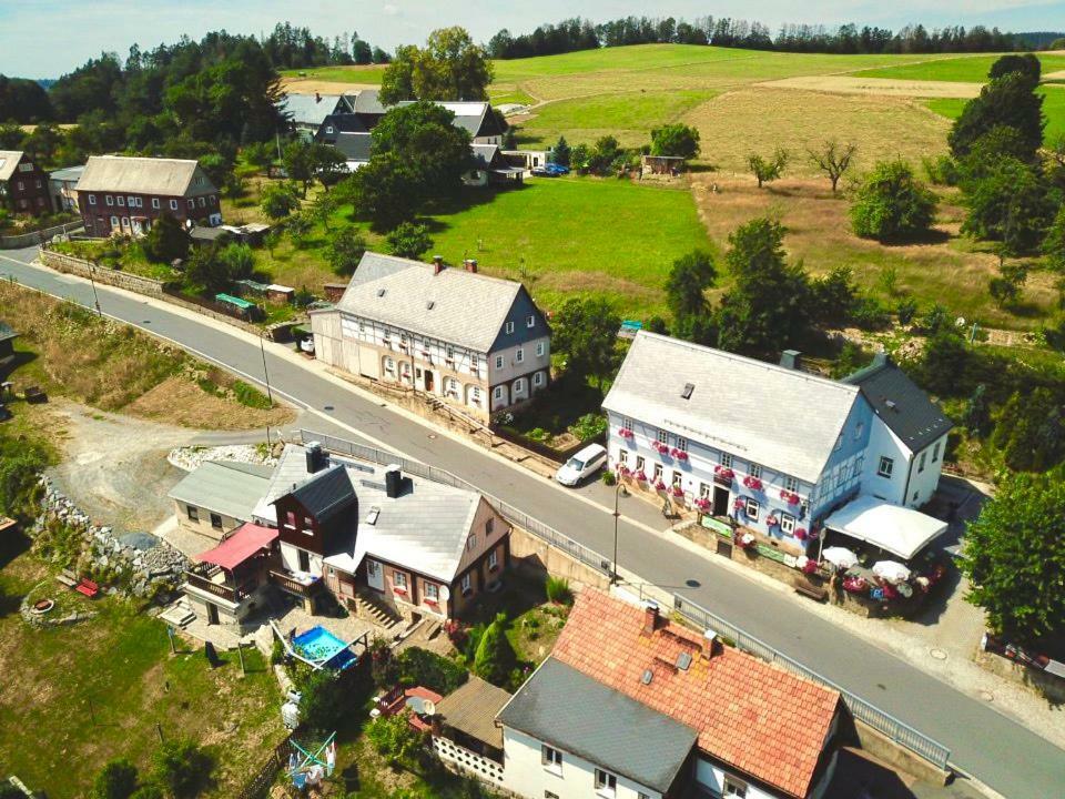 Hotel Gasthof zur Hoffnung Hinterhermsdorf Exterior foto