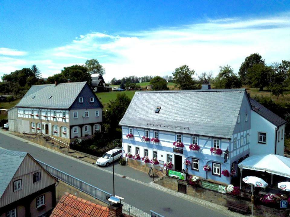 Hotel Gasthof zur Hoffnung Hinterhermsdorf Exterior foto