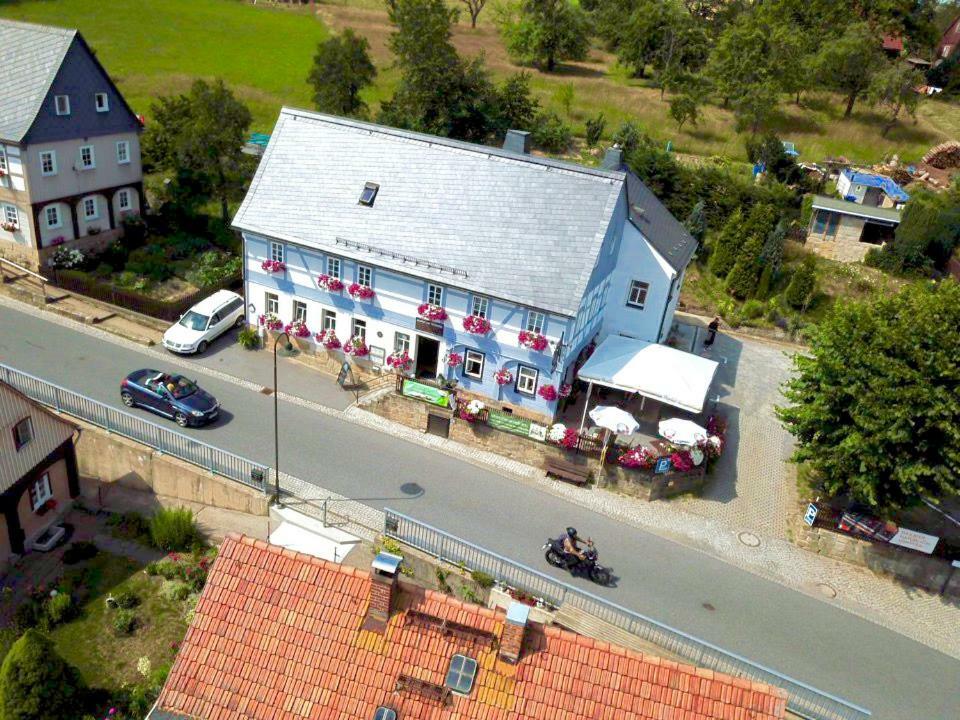 Hotel Gasthof zur Hoffnung Hinterhermsdorf Exterior foto